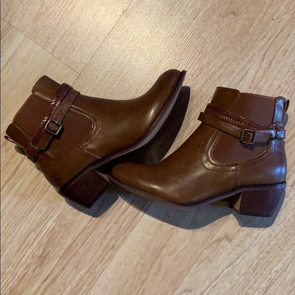 Brown booties
